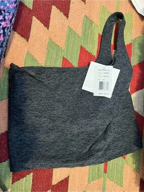 Beyond Yoga Black Heather Sports Bra